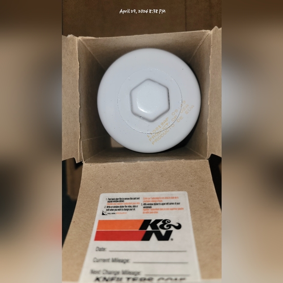 UNOPENED K&N Oil Filter HP-1002 - Picture 3 of 3